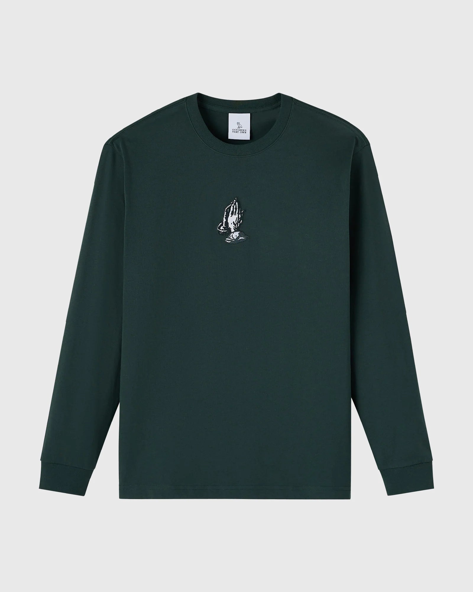 6 God Long Sleeve Tee Midnight Green