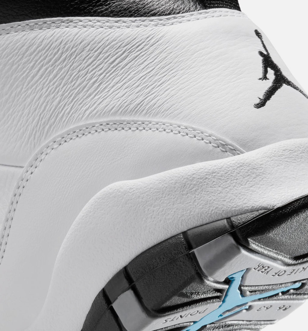 Air Jordan 10 Retro Light Steel Grey Mens Lifestyle Shoe White Black Light Steel Grey
