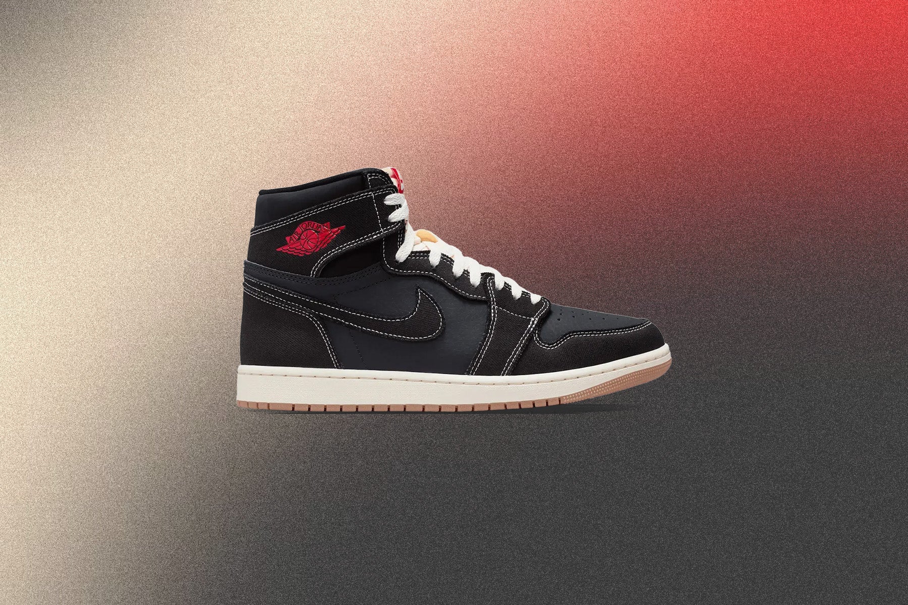 Air Jordan 1 Retro High OG Flight Club Black University Red Sail Gum Medium Brown