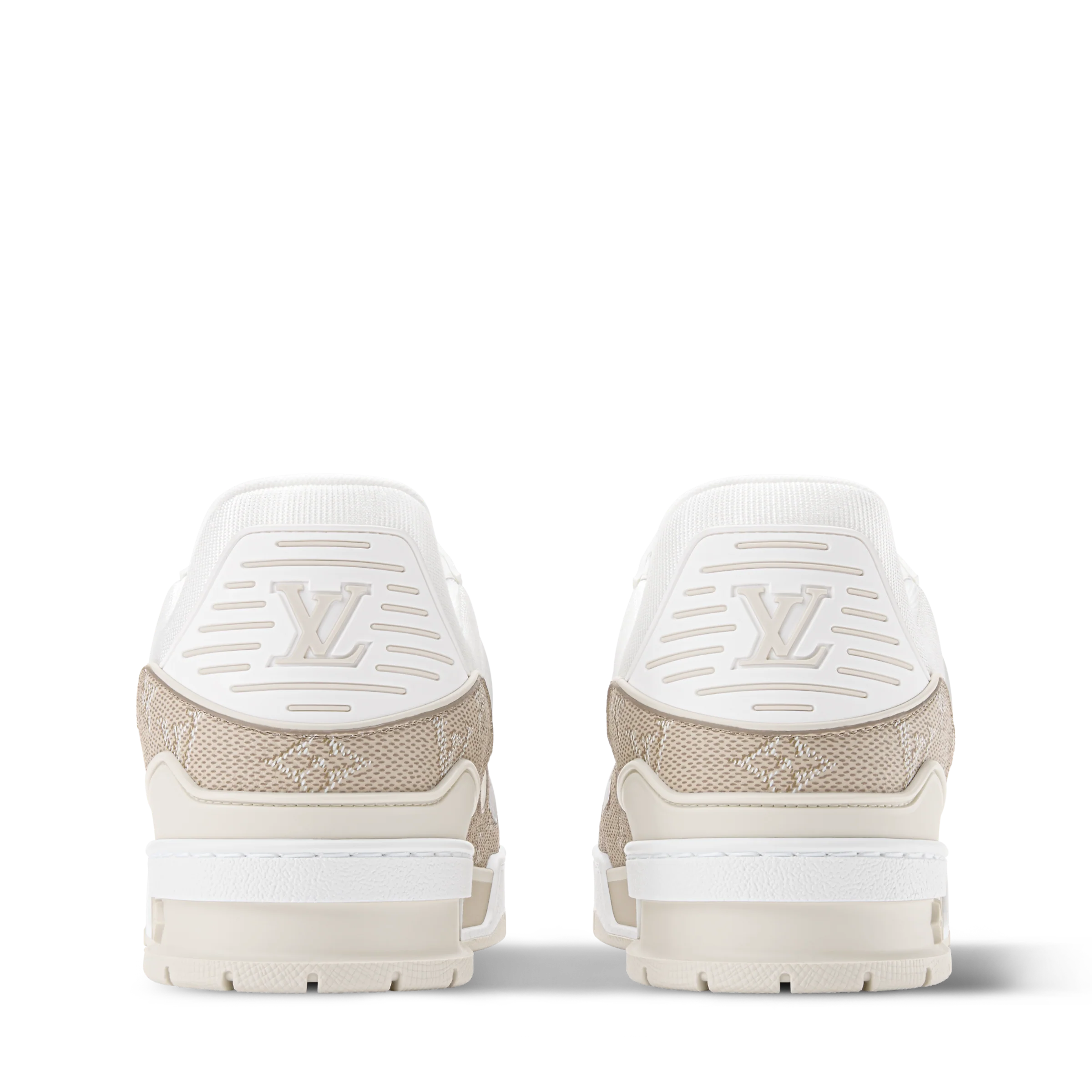 Louis Vuitton LV Trainer Beige Monogram Leather Sneaker