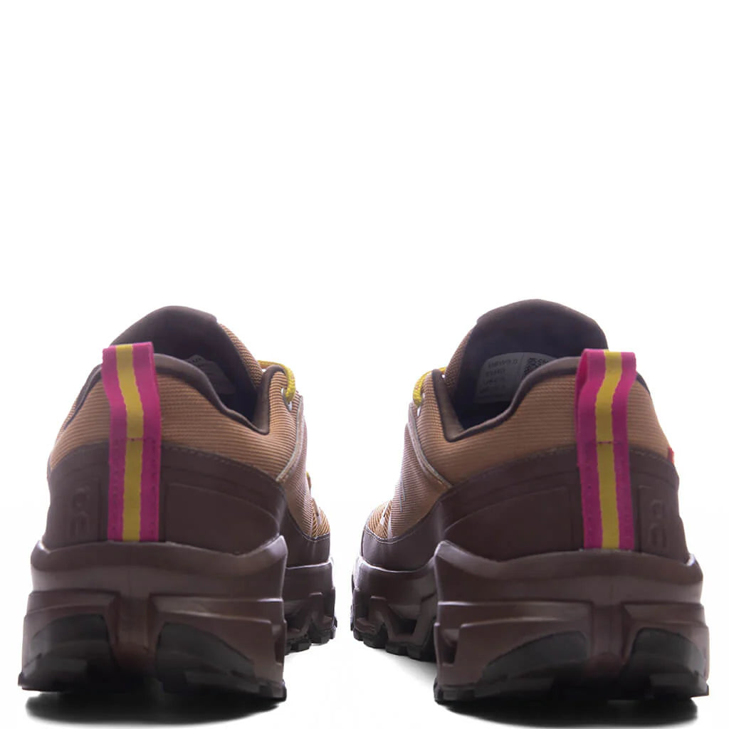 On x Sky High Farm Goods Womens Cloudrock Low WP Sphinx Chestnut