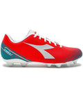 Diadora Pichichi 6 MD JR Firm Ground Soccer Cleats Fluor Red Blue