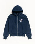 DOT SURF PUFF PRINT ZIP HOODIE