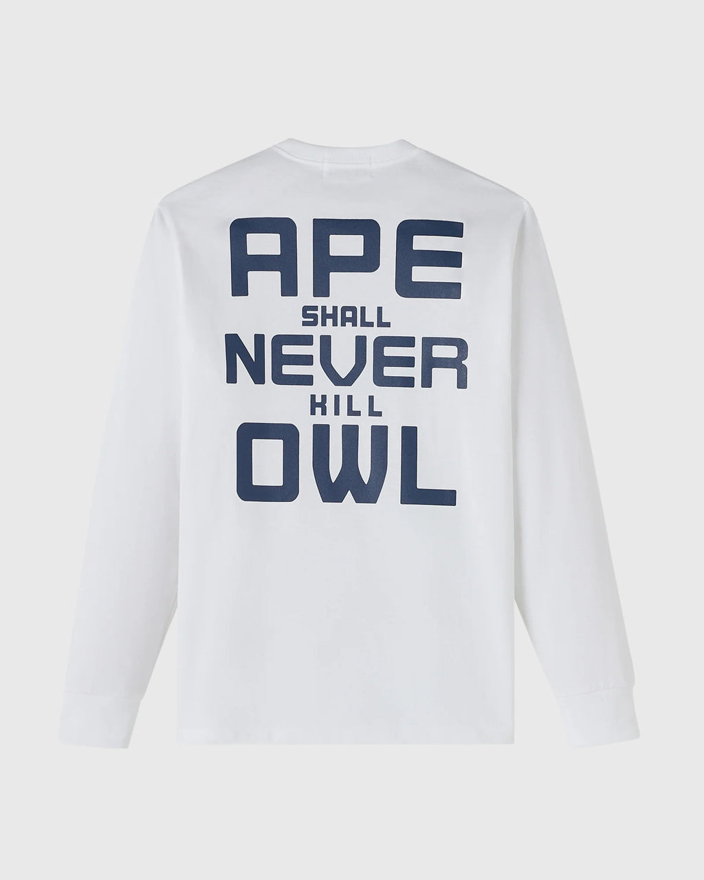 BAPE Generals Long Sleeve Tee White