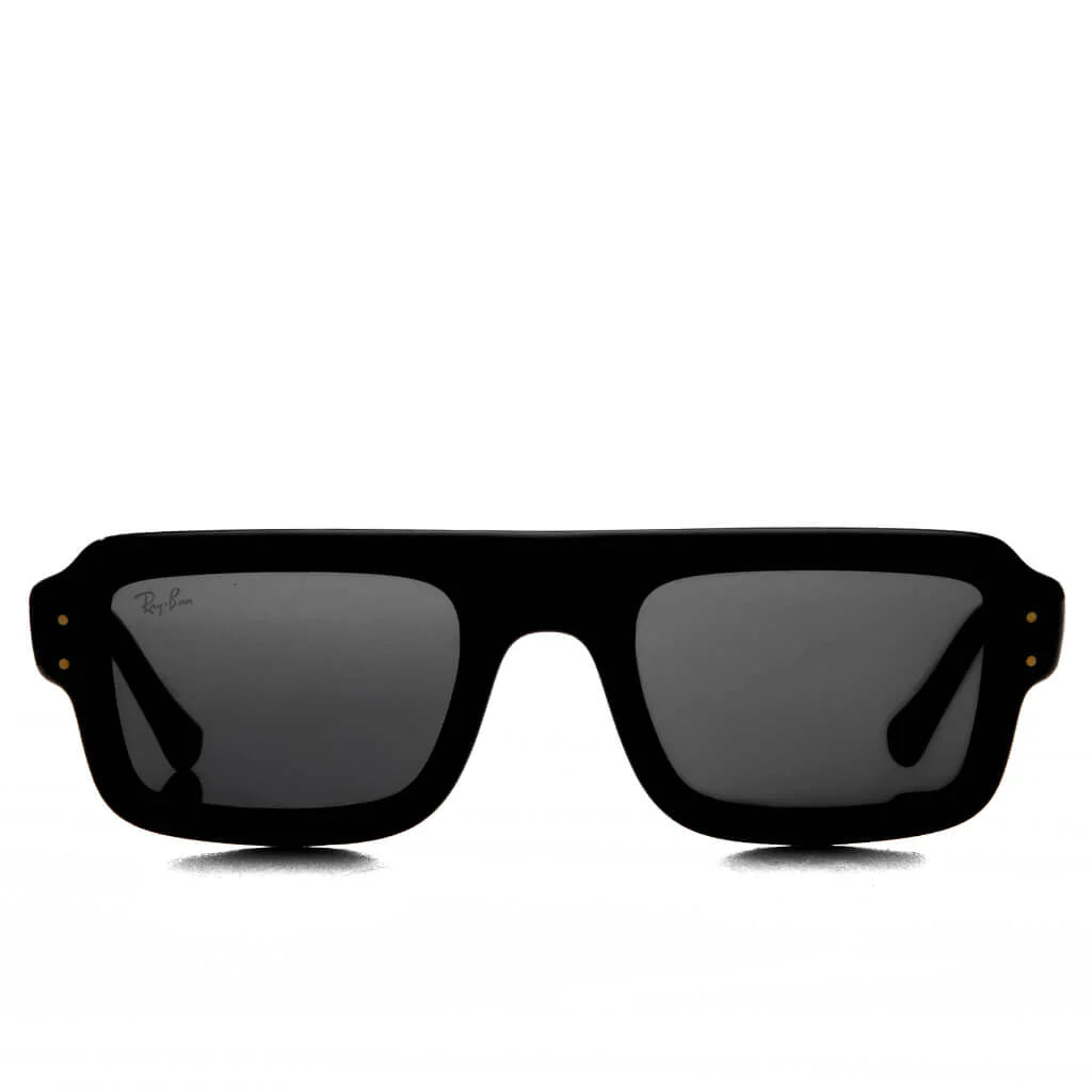 Ray Ban x AAP Rocky Flacko Puffer Black Frame Dark Grey Lens