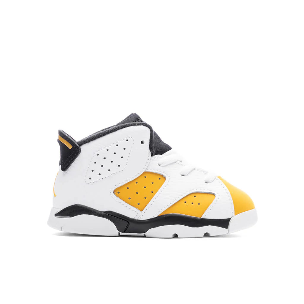Air Jordan 6 Retro TD White Yellow Ochre Black