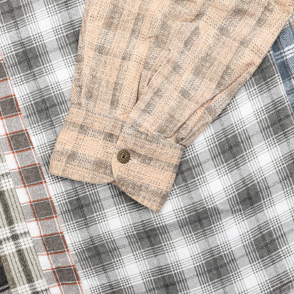 7 Cuts Flannel Shirt Assorted