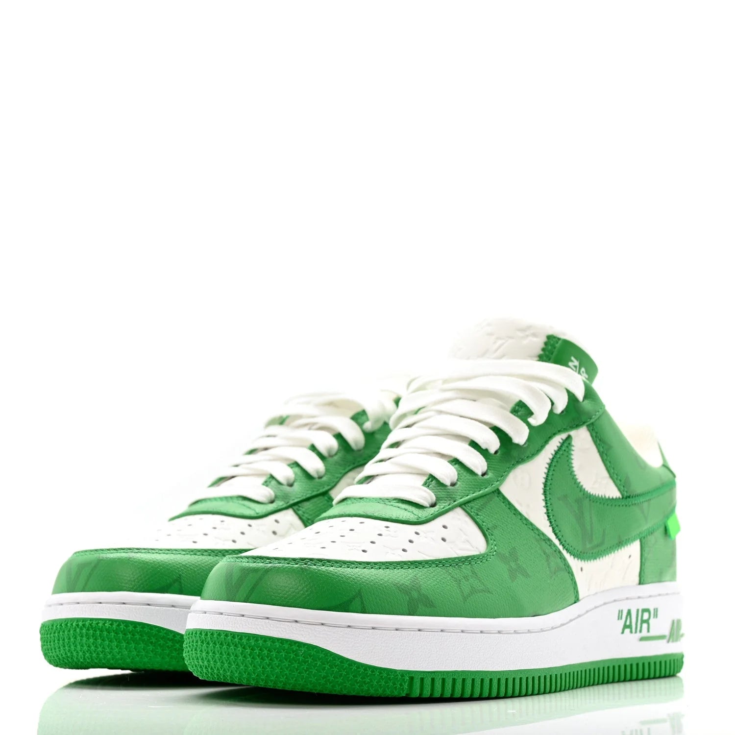 Louis Vuitton x Nike Air Force 1 Low By Virgil Abloh White Green