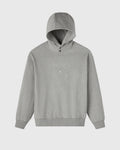 Double Knit Script Hoodie Heather Grey