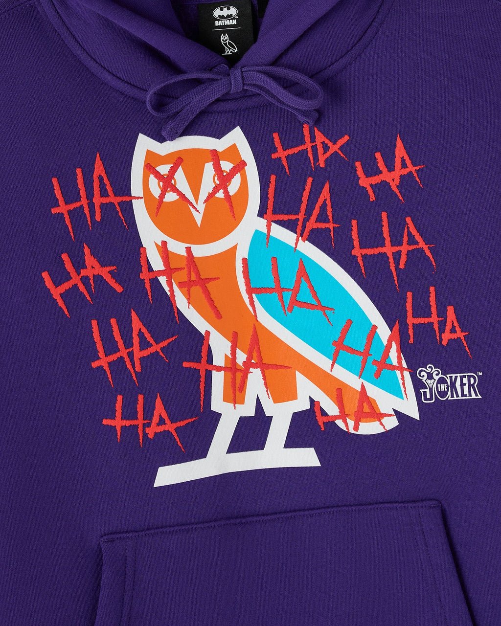 The Joker Defaced Hoodie Violet