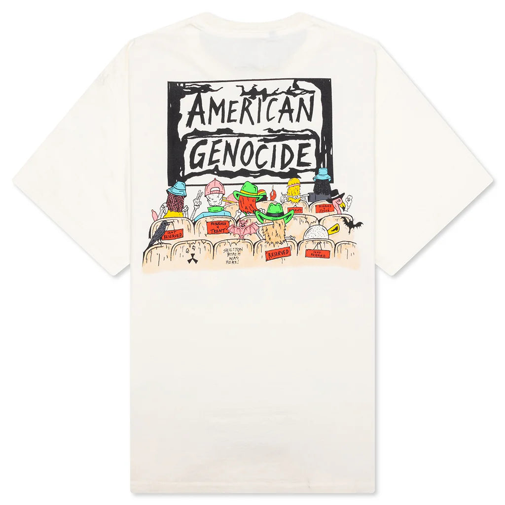 Skeleton Beach Theater Tee Light Archival White