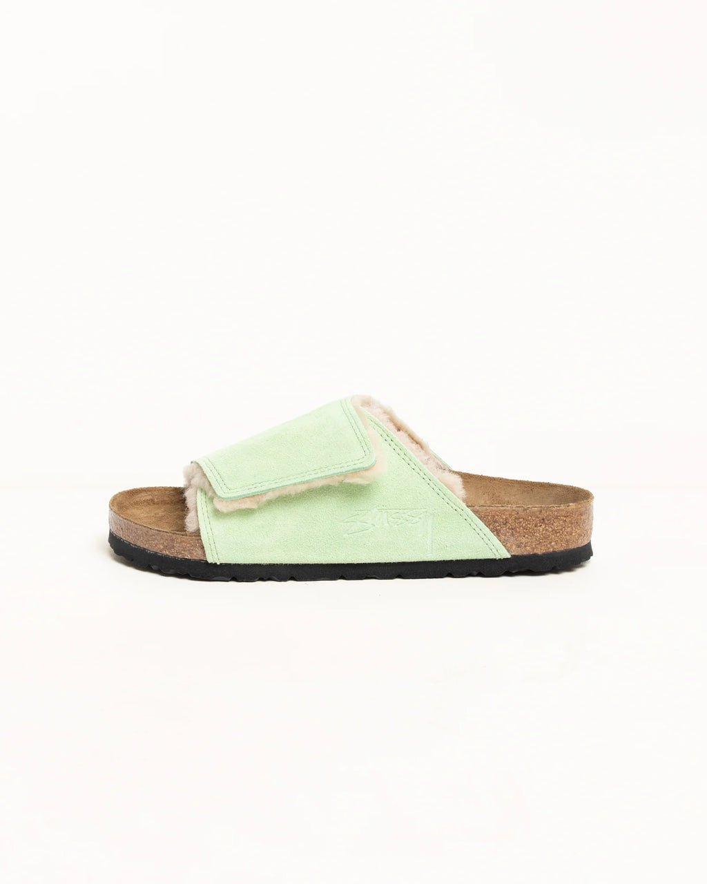 STÜSSY BIRKENSTOCK SOLANA SHEARLING SLIDE