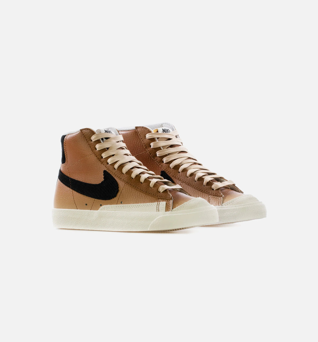 Blazer Mid 77 Mushroom Womens Lifestyle Shoes Mushroom White Black
