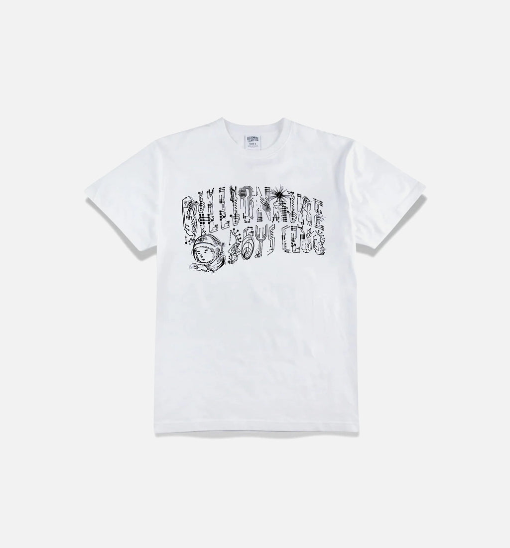 BB Circuit Arch Short Sleeve Tee Mens T Shirt White