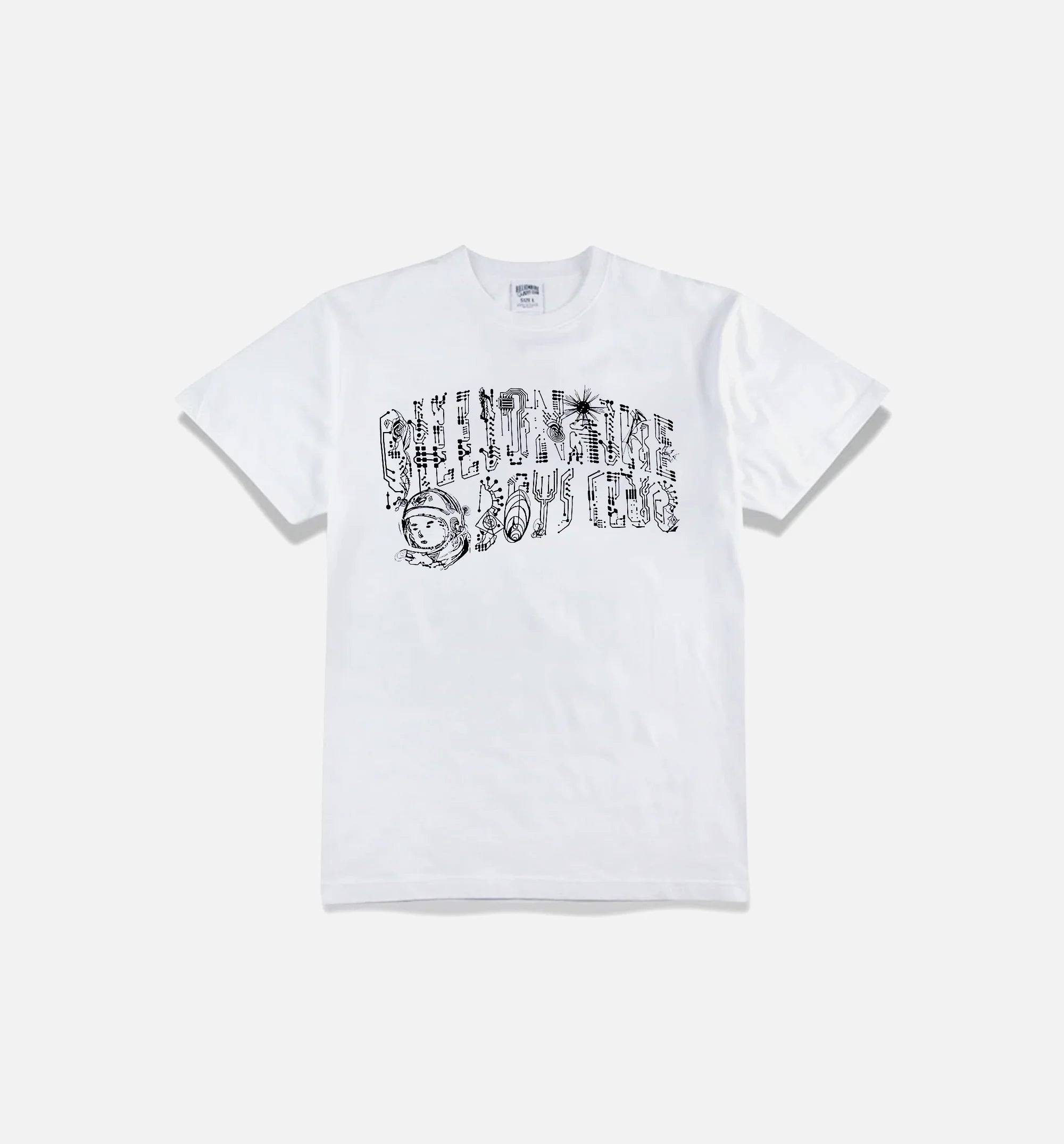 BB Circuit Arch Short Sleeve Tee Mens T Shirt White