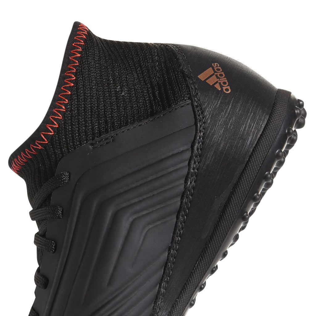 adidas Predator Tango 183 TF Turf Youth Soccer Cleats Black White Solar Red