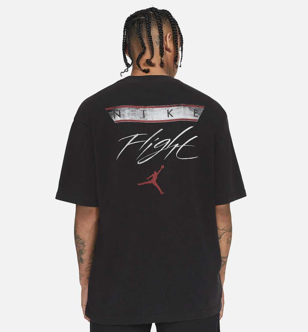 Flight Short Sleeve Mens Shirt Black Black