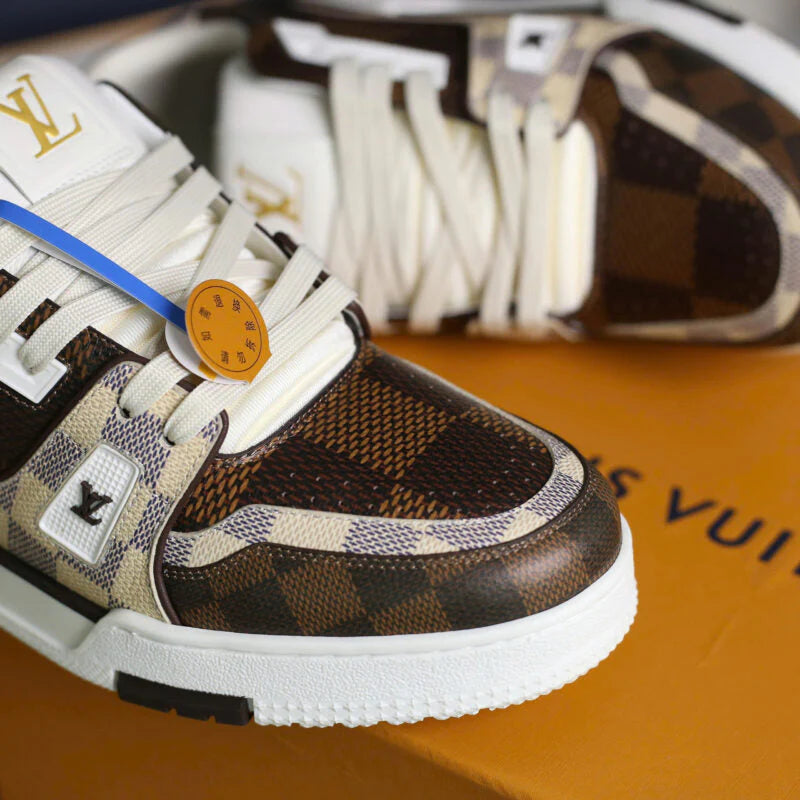 Louis Vuitton LV Trainer Sneaker Damier Ebene Multi