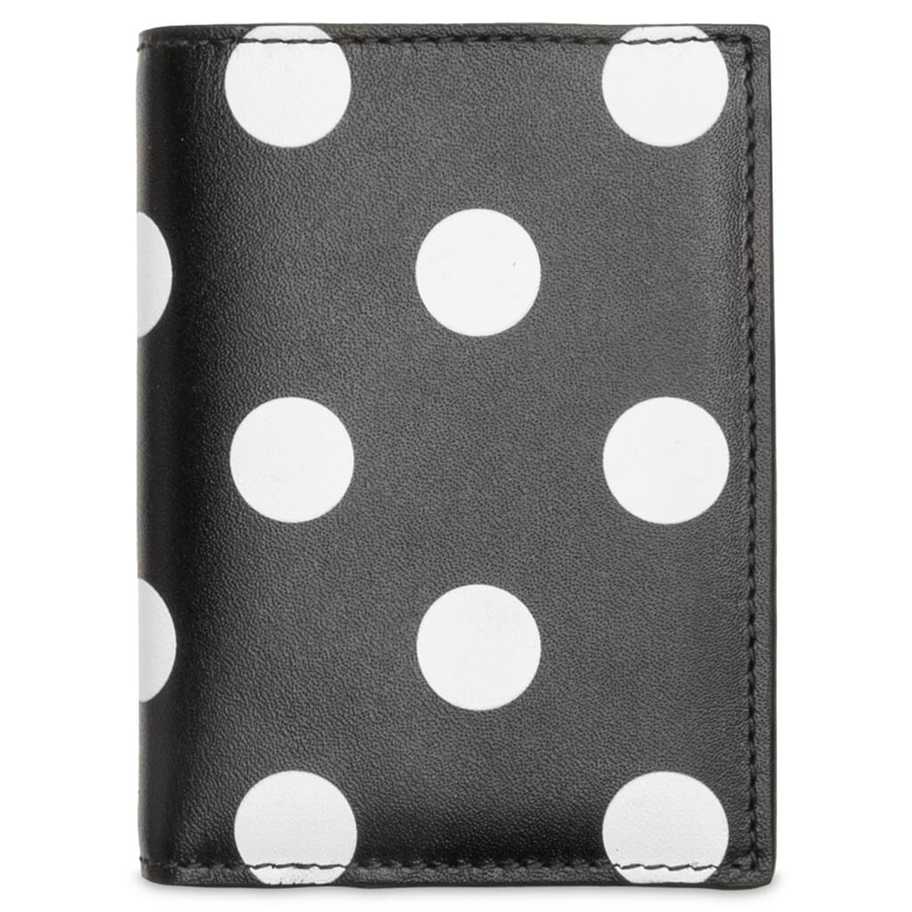 Comme des Garcons Polka Dots Wallet Black
