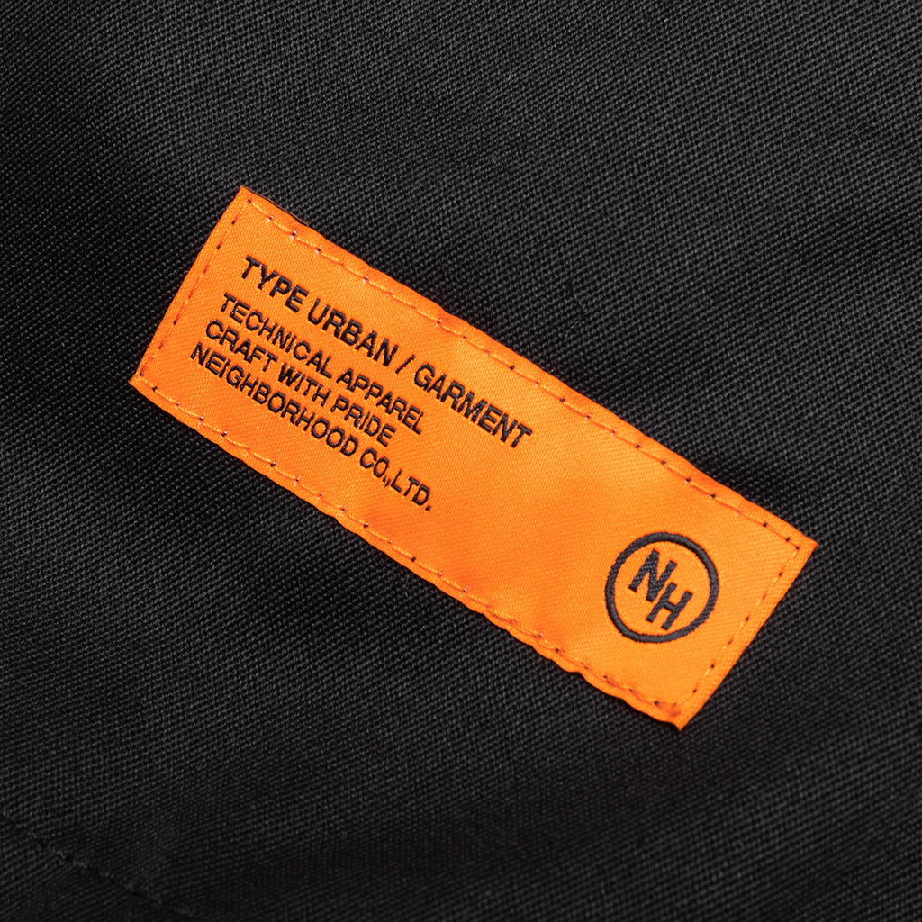 Zip Work Jacket Black
