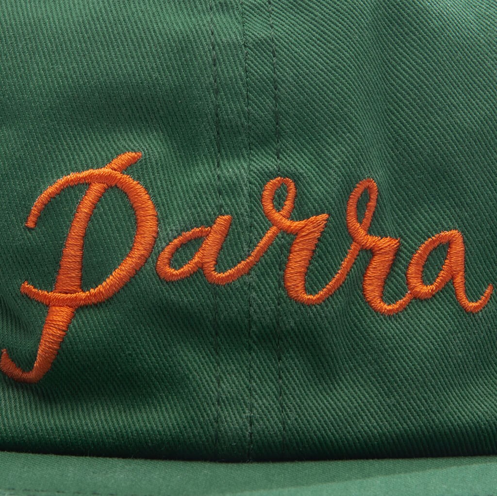 Scripted 6 Panel Hat Green