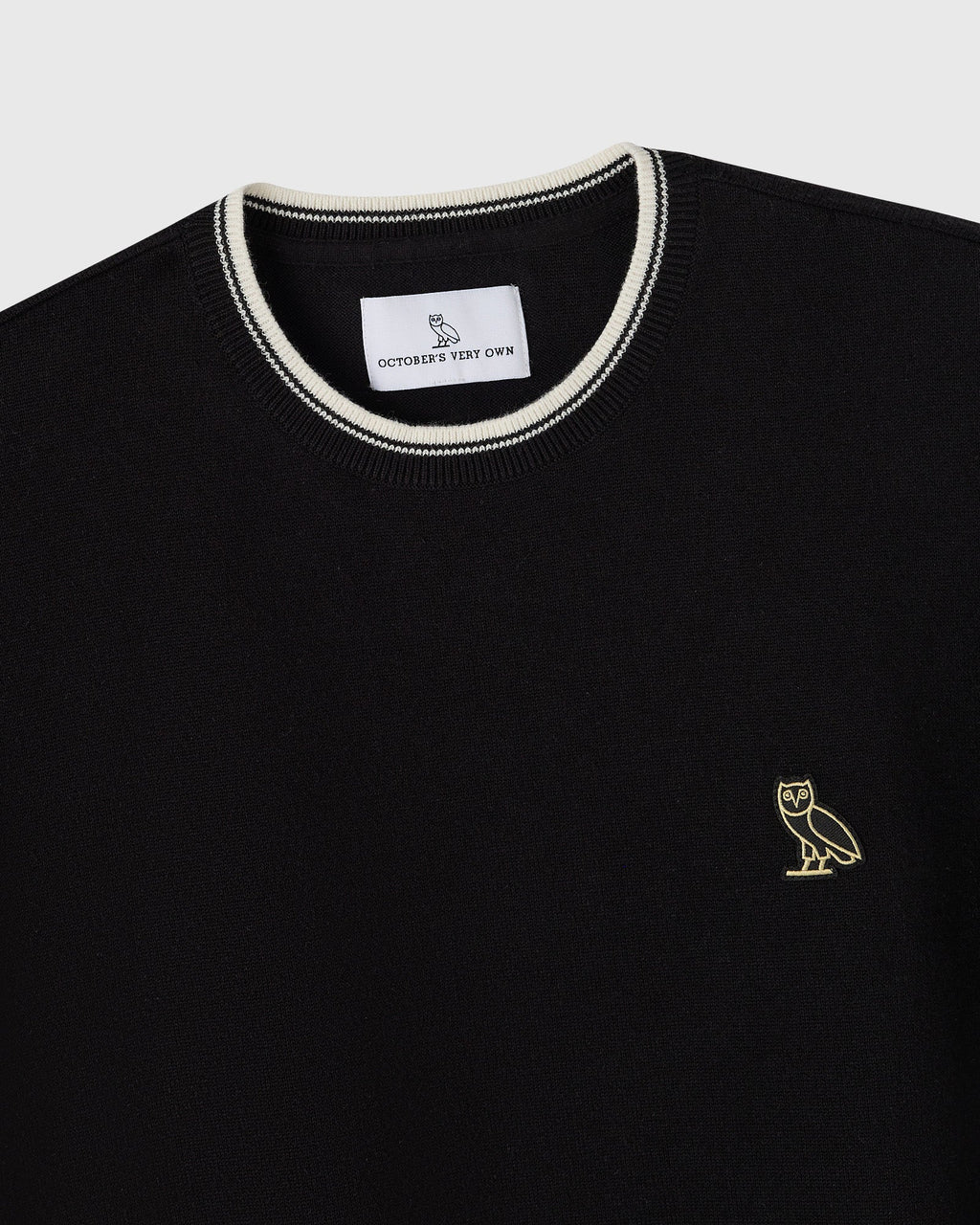 Classic Owl Sweater Tee Black