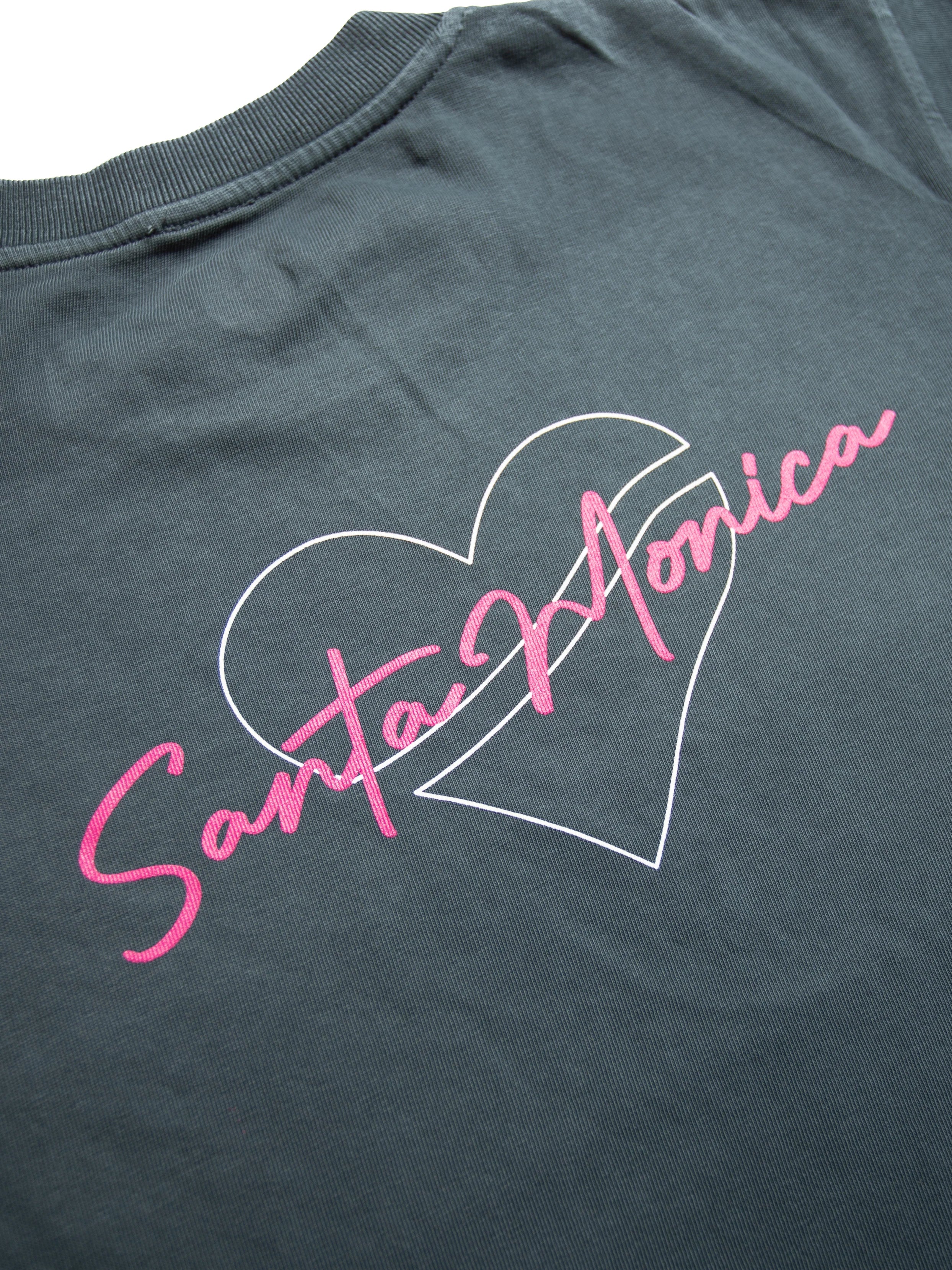 Heartbreak Santa Monica Outline Heart Tee