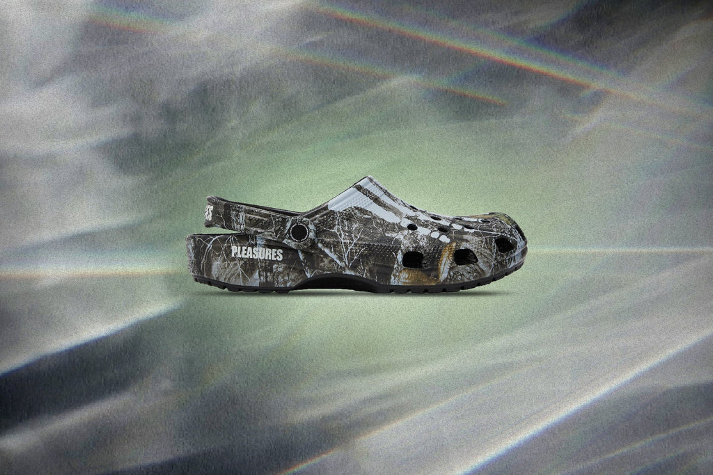 Pleasures x Classic Clog Camo