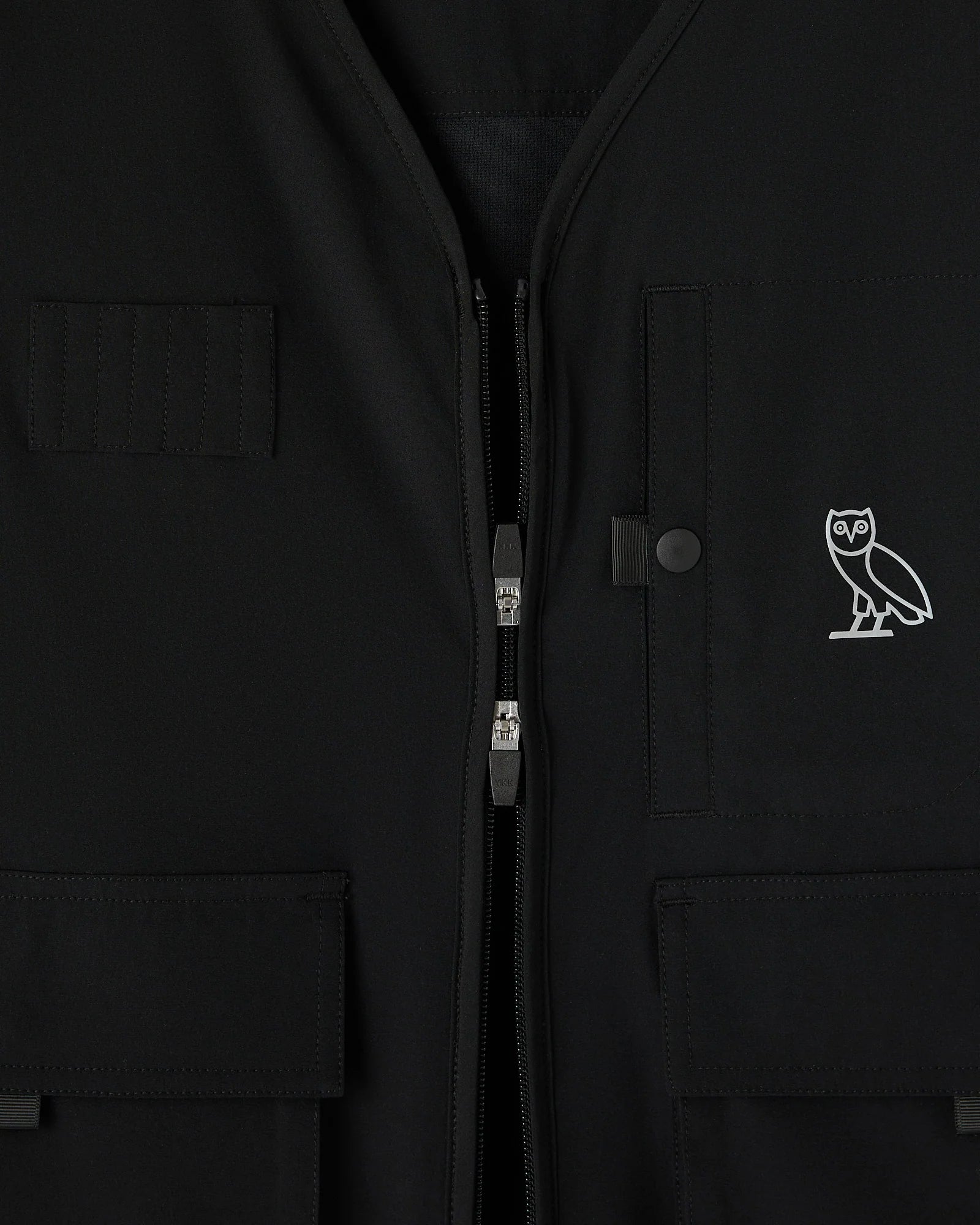 OVO Golf Stretch Nylon Vest Black