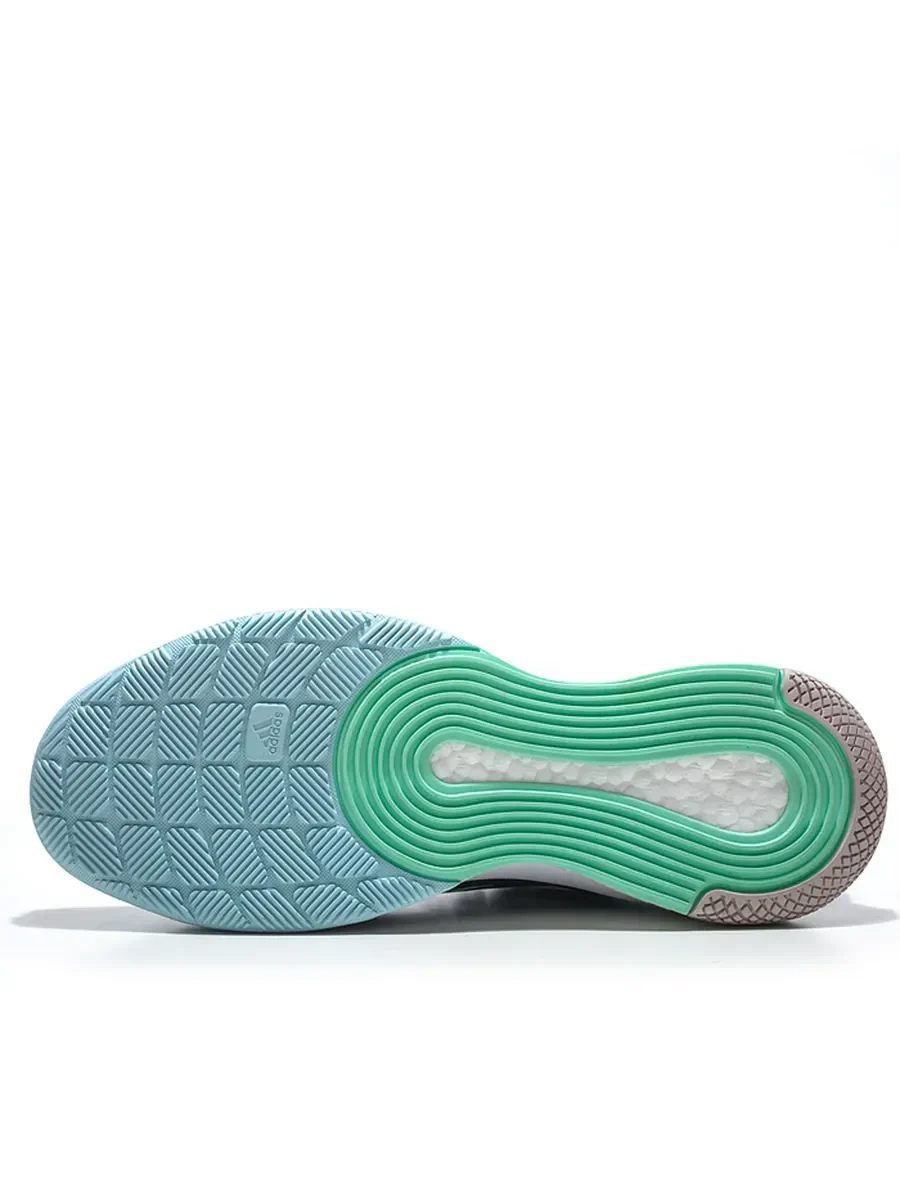 Tênis Adidas Crazyflight Mid Azul Branco Preto