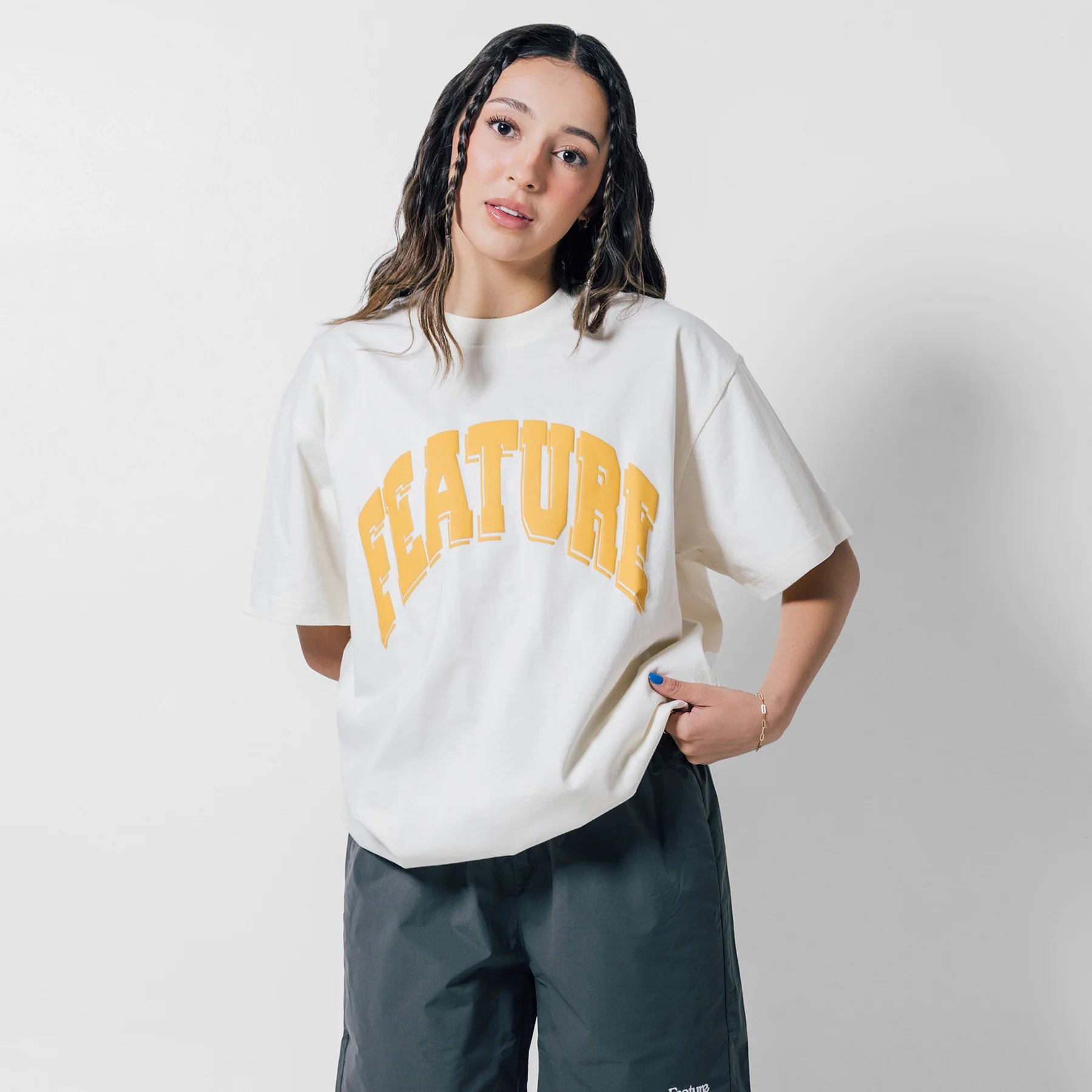 Collegiate Arch Tee Blue Granite