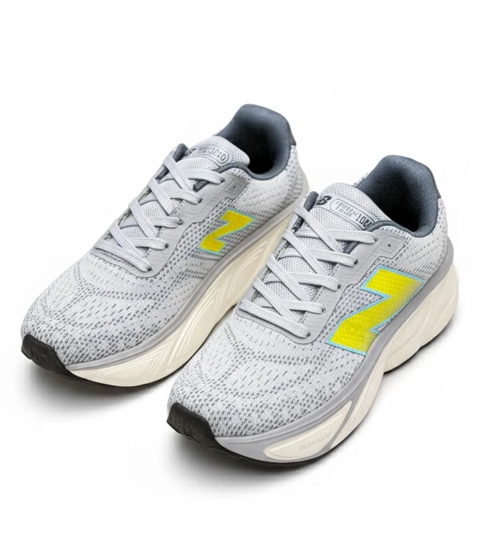 FRESH FOAM X 1080 GRAY AND YELLOW