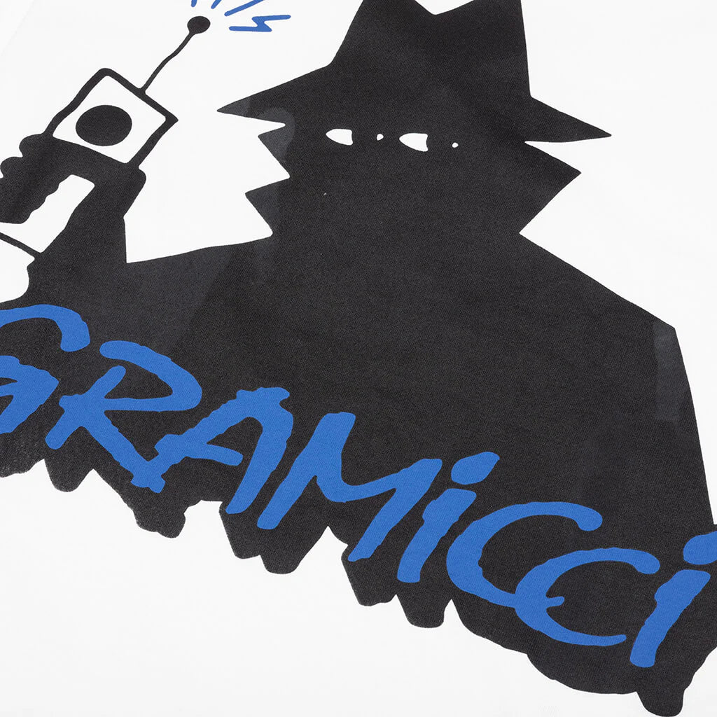 Real Bad Man x Gramicci Records L S Tee White