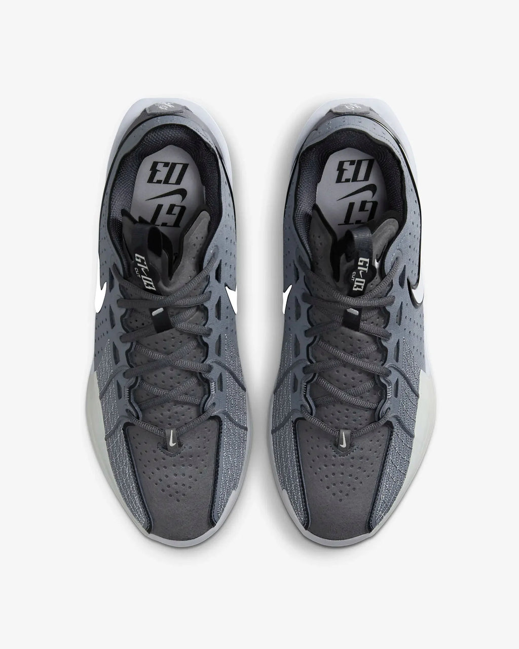 Tênis Nike GT Cut 3 White Gray with Black