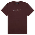 Feature x Wynn Logo Lock Up Tee Huckleberry
