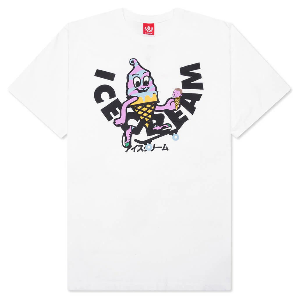 Skate Cone S S Tee White