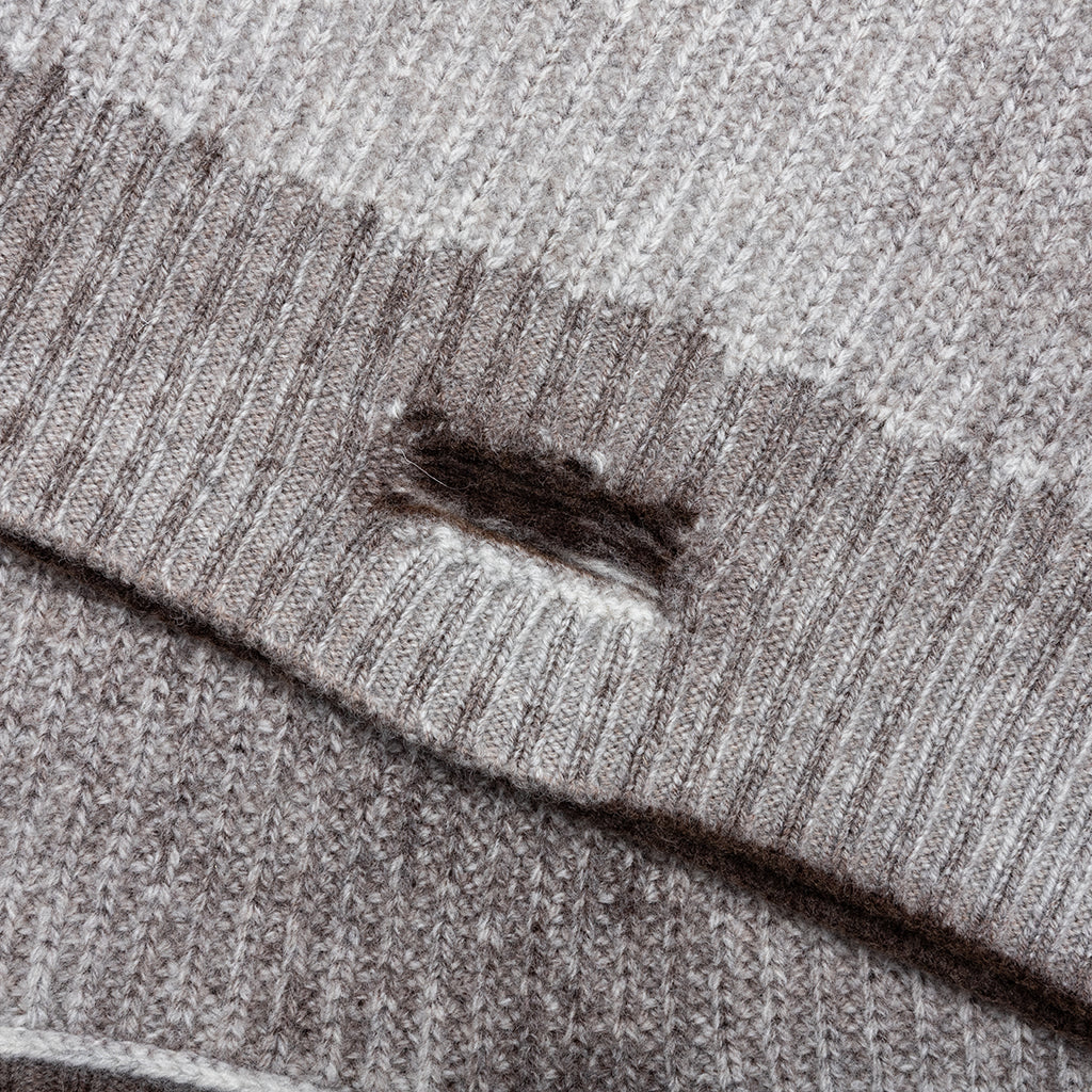 Reversible Fade Out Knit Nero