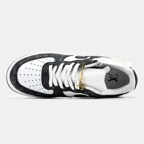 Louis Vuitton x Nike Air Force 1 Low Virgil Abloh Black White Monogram