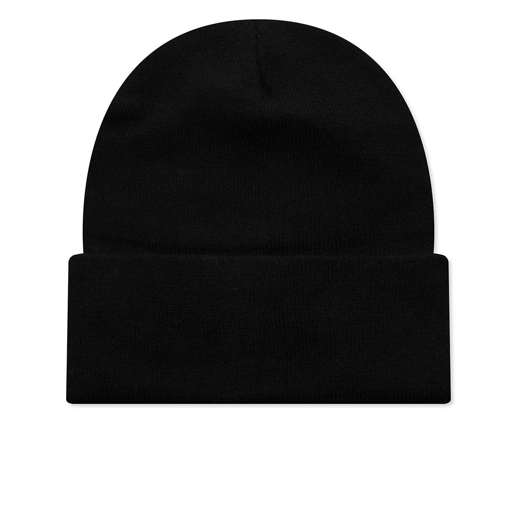 Embroidered Beanie Black