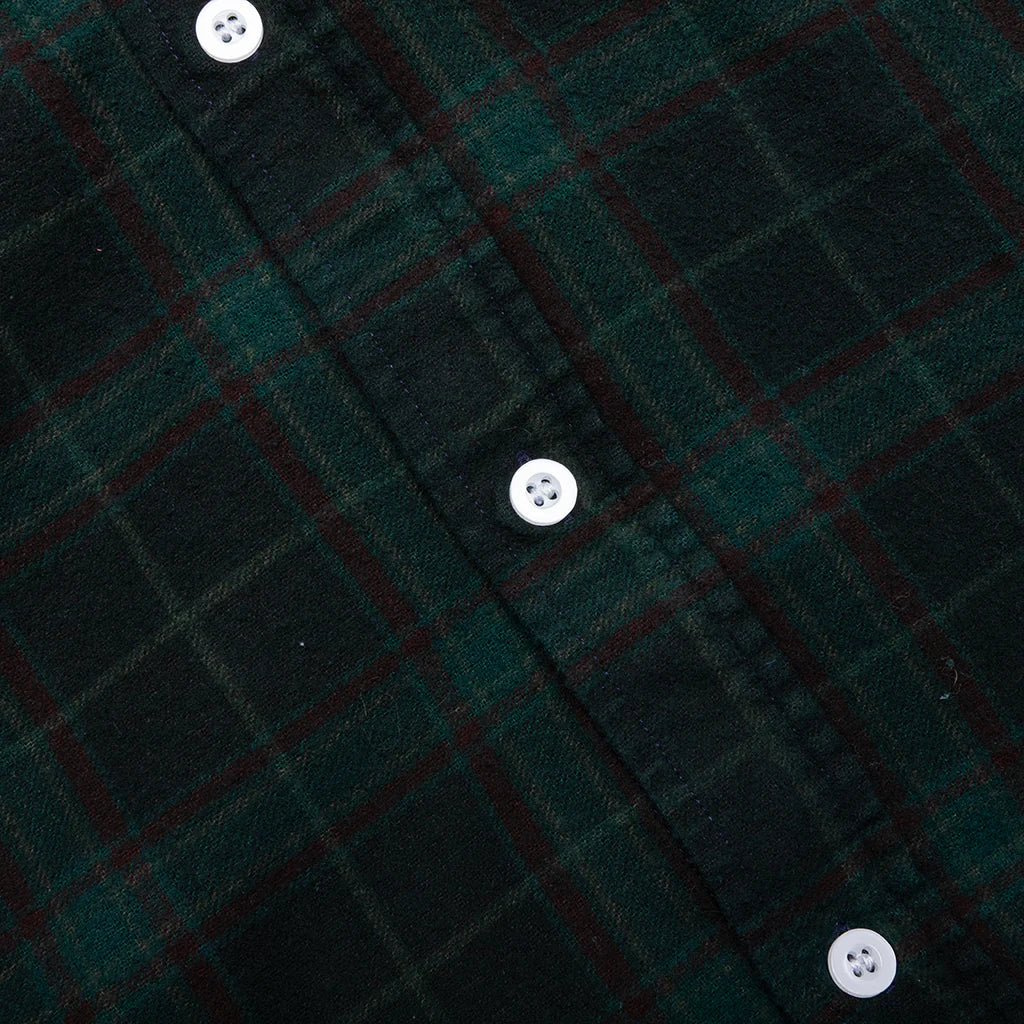 Over Dye 7 Cuts Shirt Green