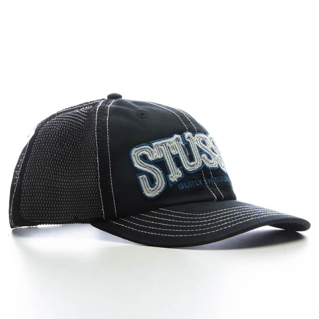 MD Burly Threads Trucker Black