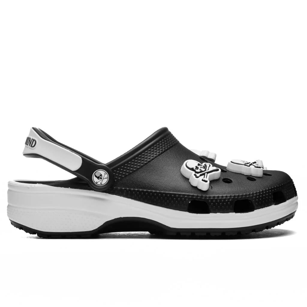 Mastermind Japan x Crocs Classic Clog Black White