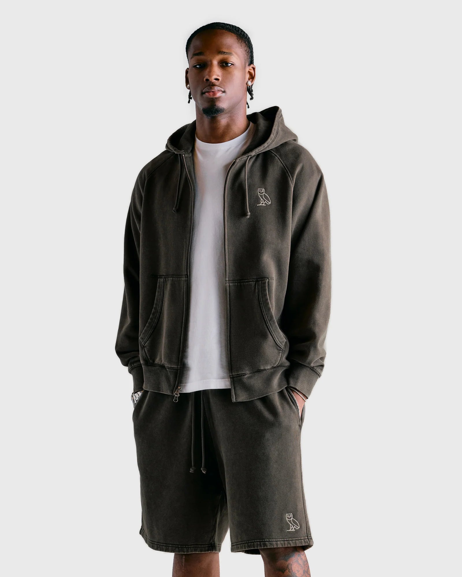 Muskoka Sweatshorts Deep Olive