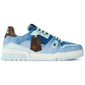 LV Trainer Sneaker Monogram printed canvas Blue
