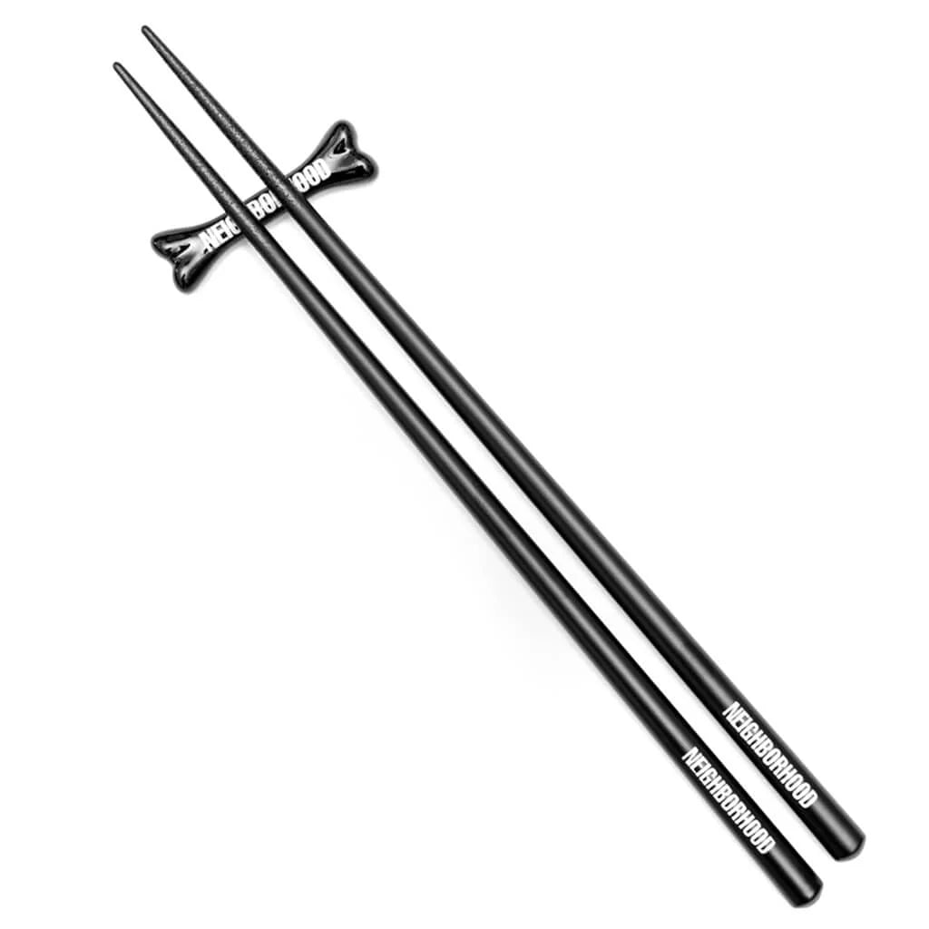 Chopsticks With Rest Set Black