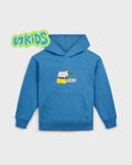 KIDS STICKER HOODIE BLUE