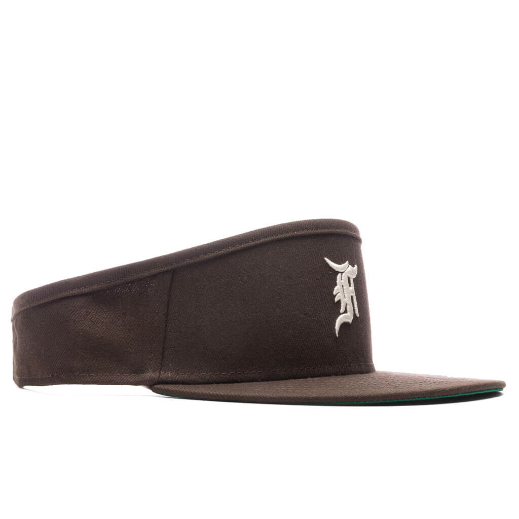 New Era x Fear of God Essentials Fitted Visor Detroit Tigers Walnut