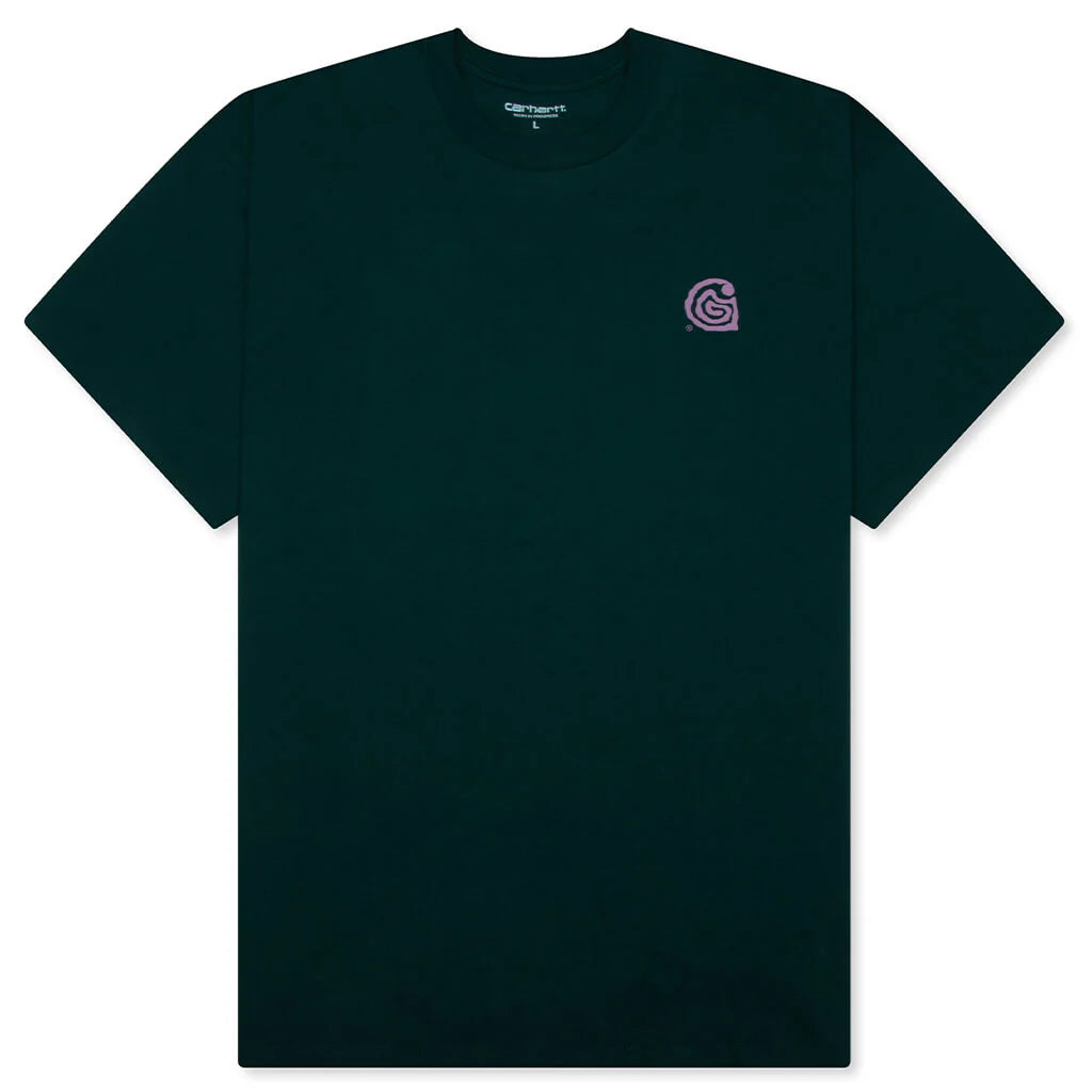 S S Helix T Shirt Deep Lagoon