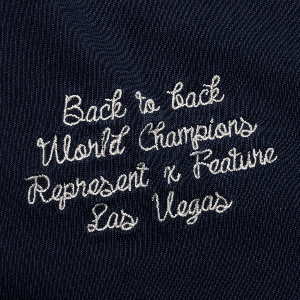 Feature x Represent Champions L S T Shirt Midnight Navy