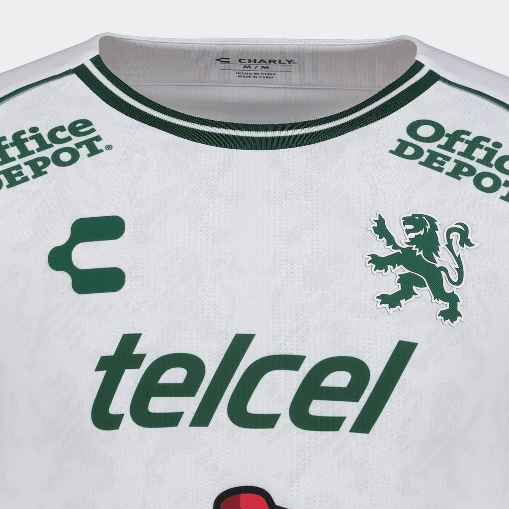 Charly Leon Away Jersey 24 Authentic White Green